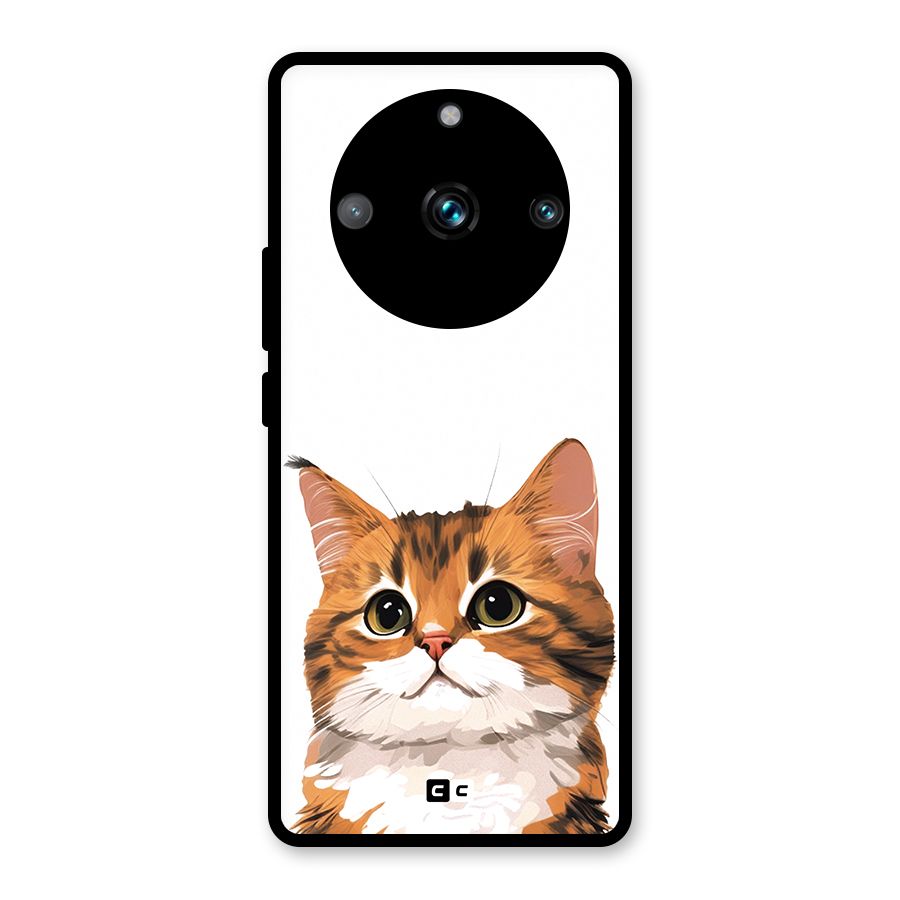 The Cute Cat Glass Back Case for Realme 11 Pro