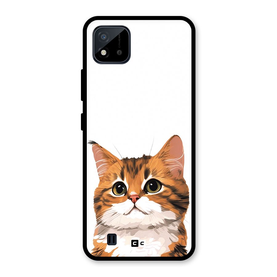 The Cute Cat Glass Back Case for Realme C11 2021