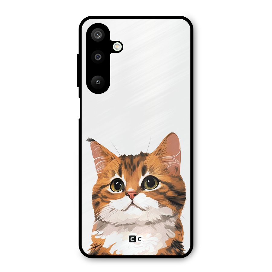 The Cute Cat Metal Back Case for Galaxy M16