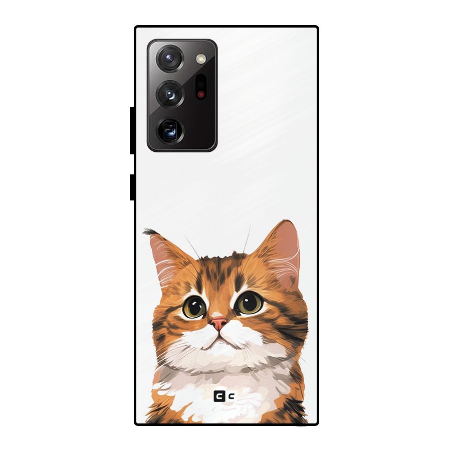 The Cute Cat Metal Back Case for Galaxy Note 20 Ultra