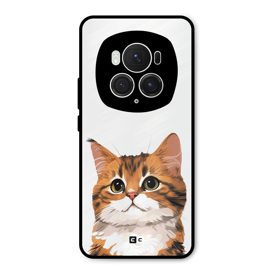 The Cute Cat Metal Back Case for Honor Magic6 Pro