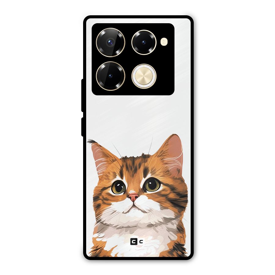 The Cute Cat Metal Back Case for Infinix Note 40 Pro Plus