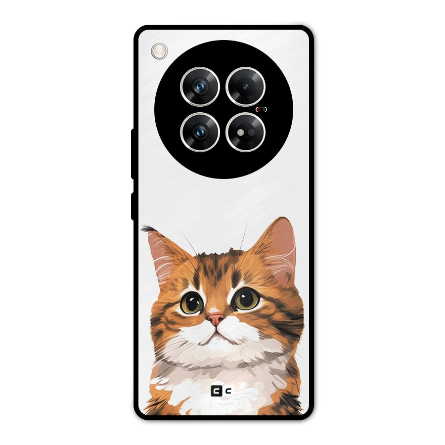 The Cute Cat Metal Back Case for Infinix Zero 40 5G