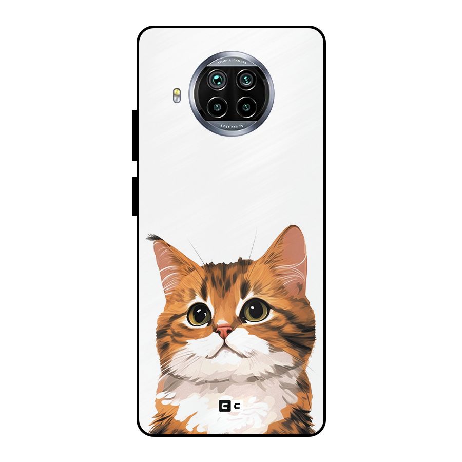 The Cute Cat Metal Back Case for Mi 10i