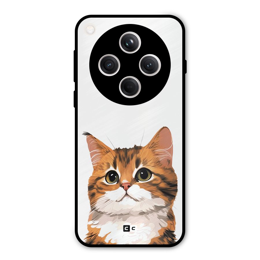 The Cute Cat Metal Back Case for Oppo Find X8