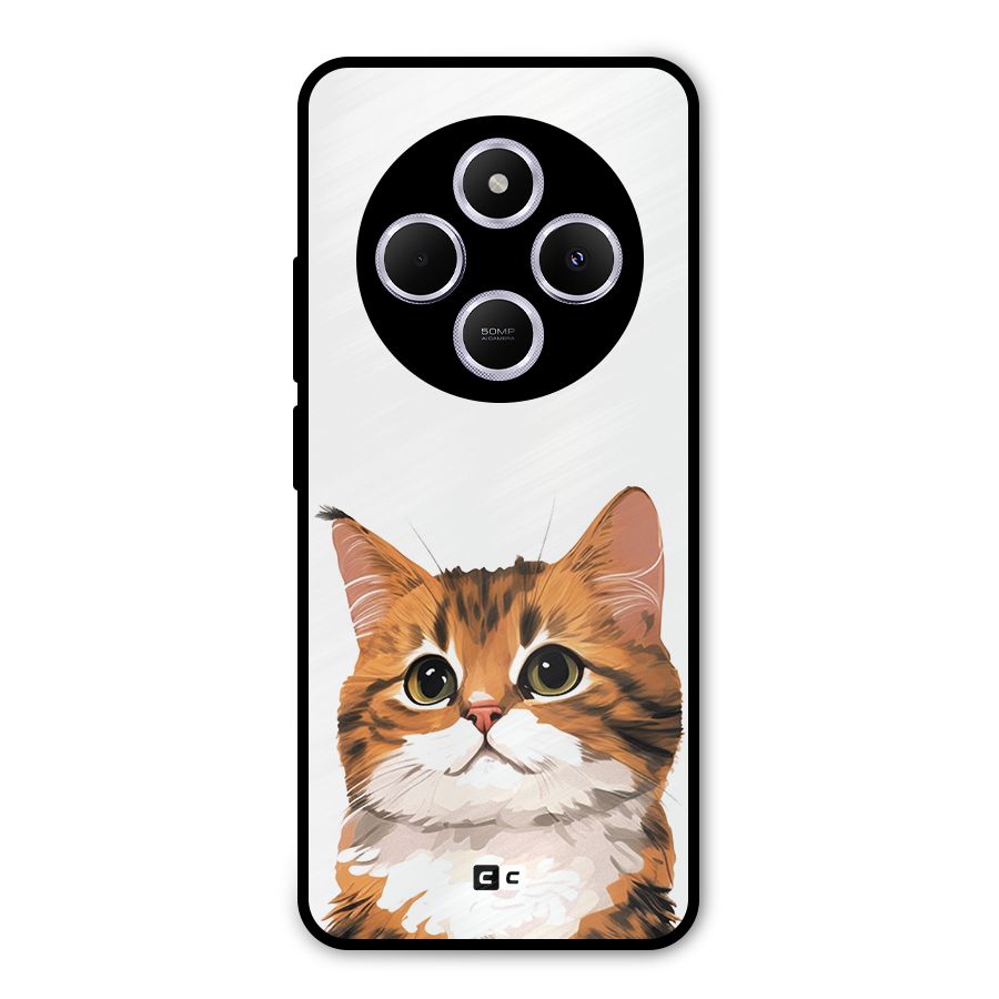 The Cute Cat Metal Back Case for Poco M7