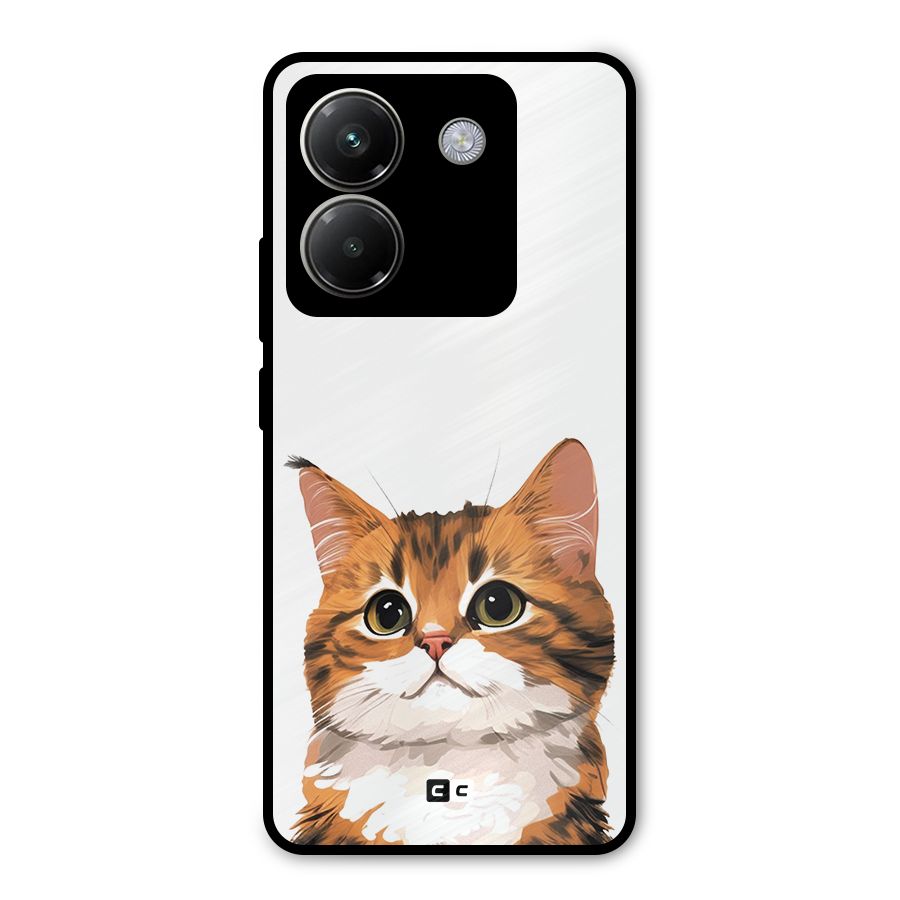 The Cute Cat Metal Back Case for Poco M7 Pro 5G