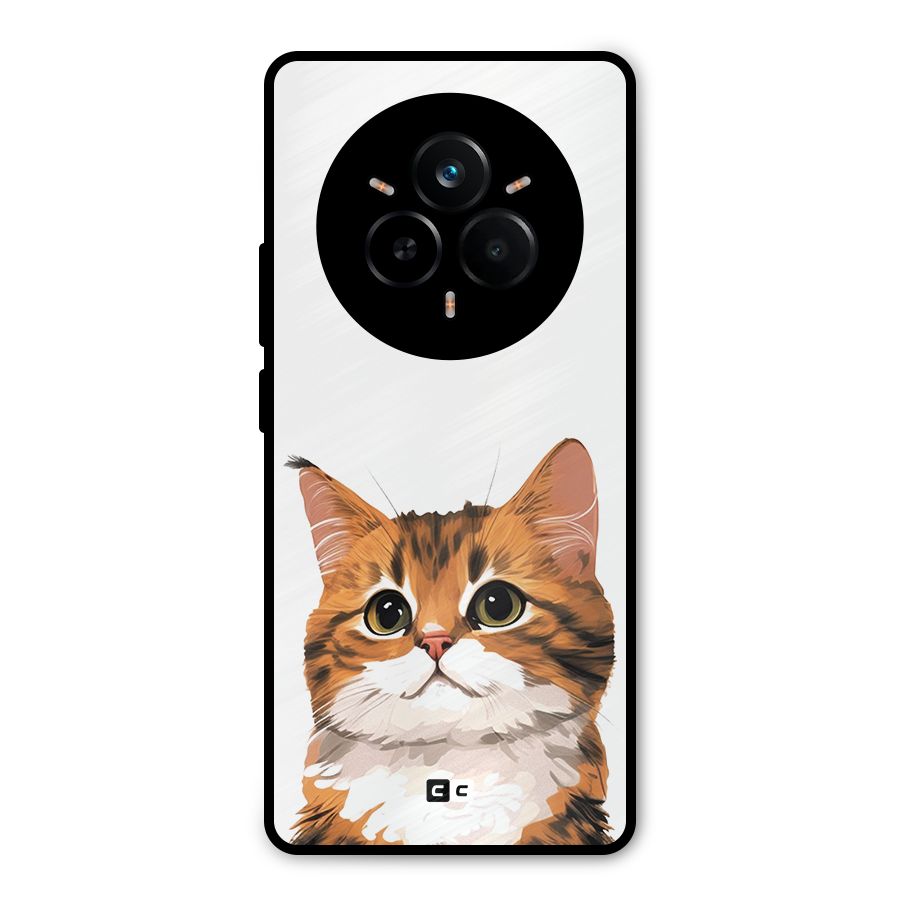 The Cute Cat Metal Back Case for Realme 14 Pro