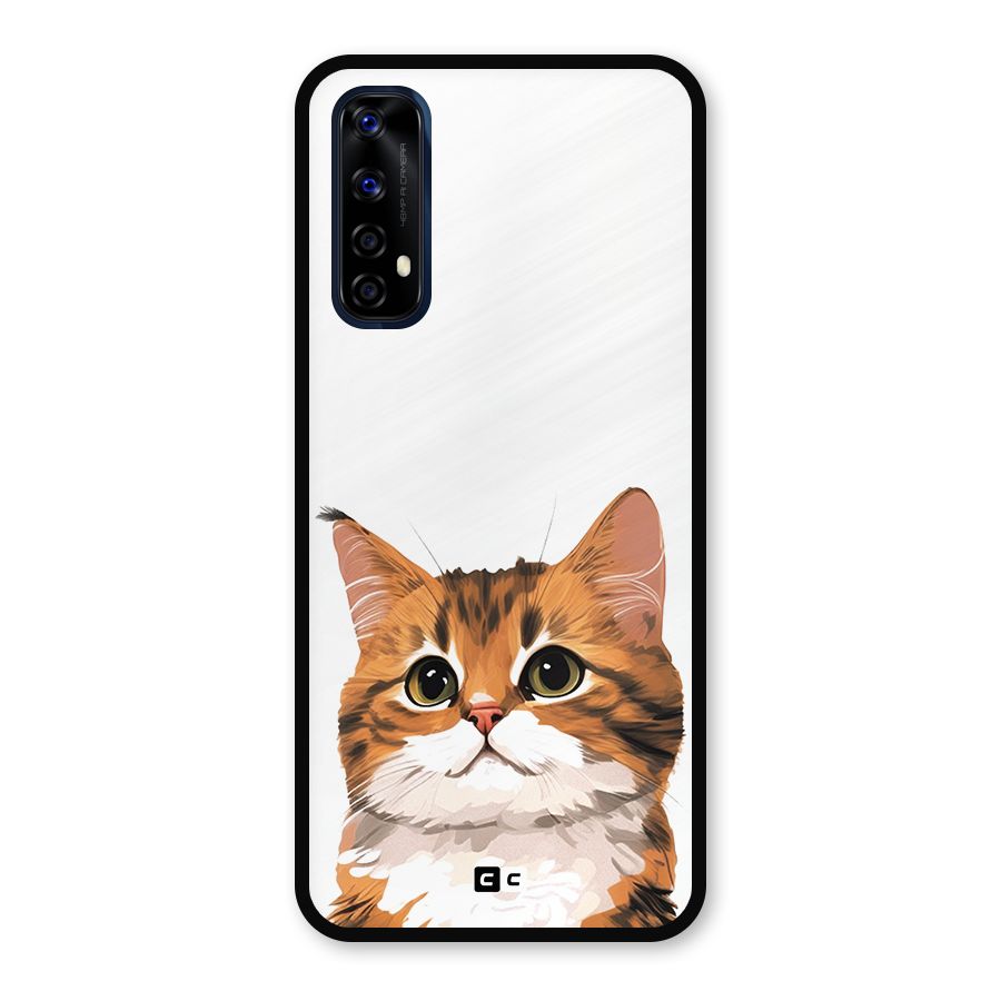 The Cute Cat Metal Back Case for Realme 7