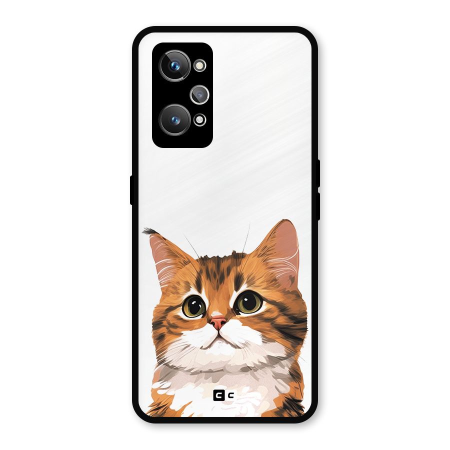 The Cute Cat Metal Back Case for Realme GT 2
