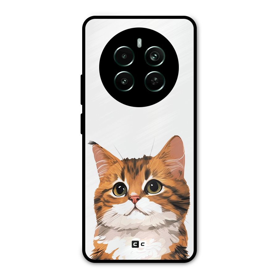 The Cute Cat Metal Back Case for Realme Narzo 70 Pro