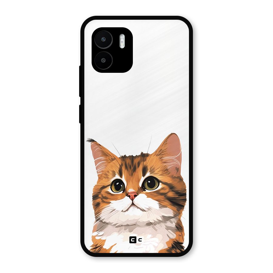 The Cute Cat Metal Back Case for Redmi A2