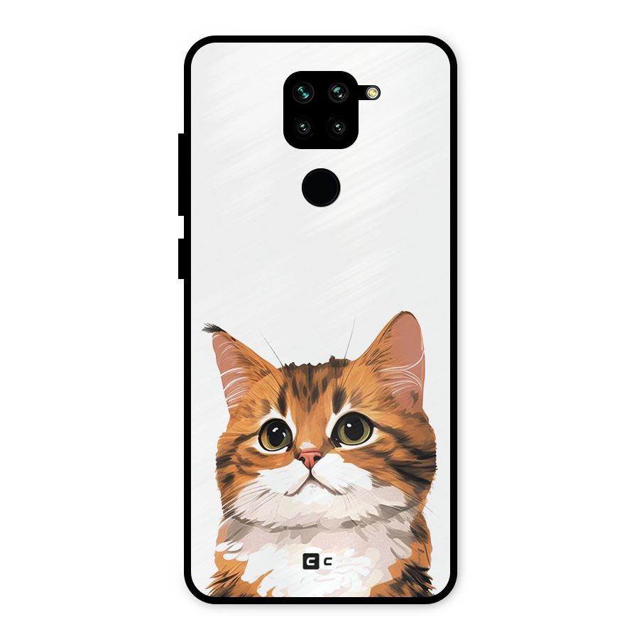 The Cute Cat Metal Back Case for Redmi Note 9