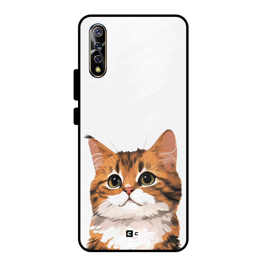 The Cute Cat Metal Back Case for Vivo S1