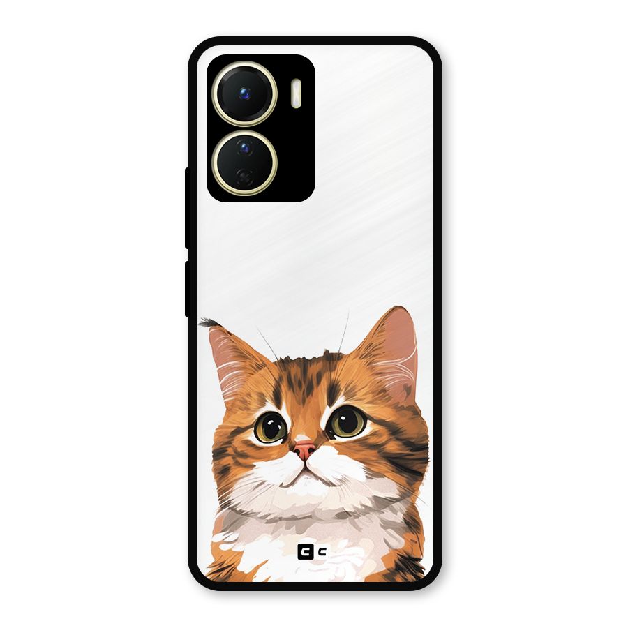 The Cute Cat Metal Back Case for Vivo T2x