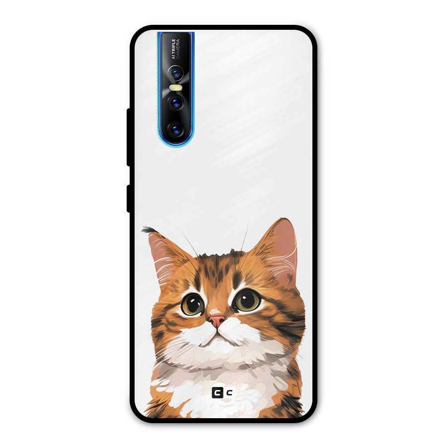 The Cute Cat Metal Back Case for Vivo V15 Pro