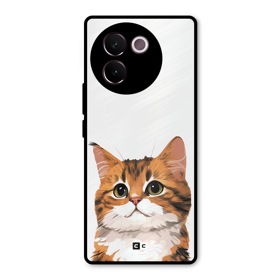 The Cute Cat Metal Back Case for Vivo V30e