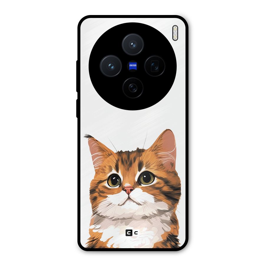 The Cute Cat Metal Back Case for Vivo X200
