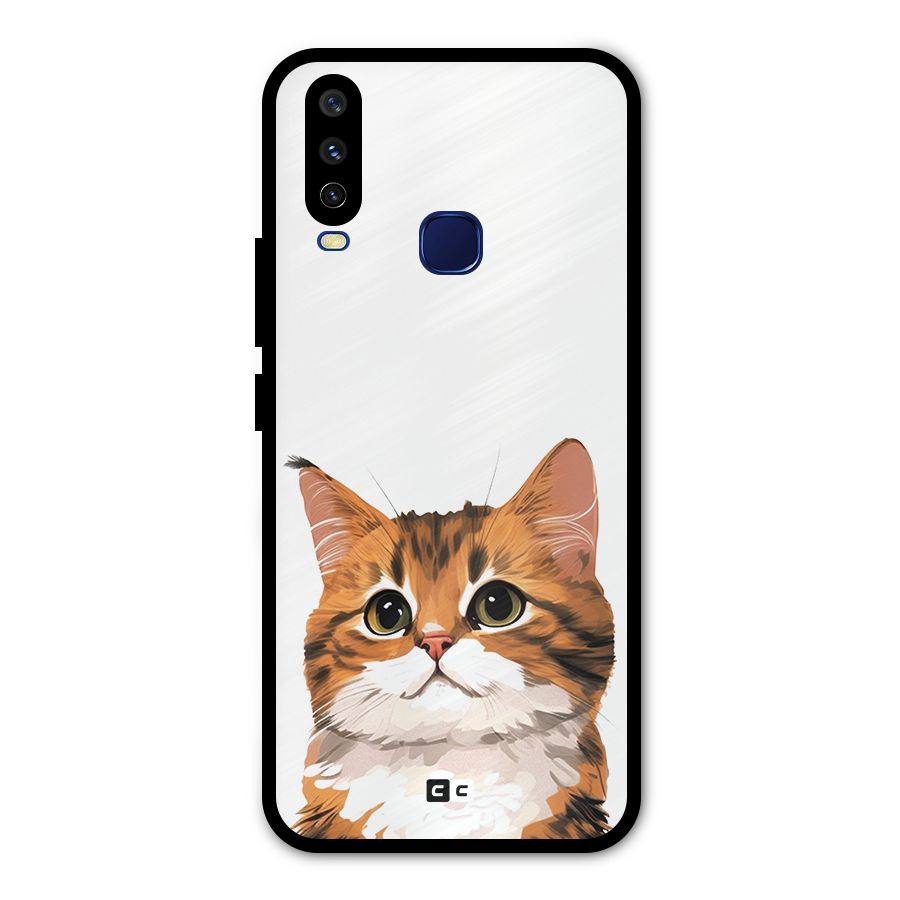 The Cute Cat Metal Back Case for Vivo Y15