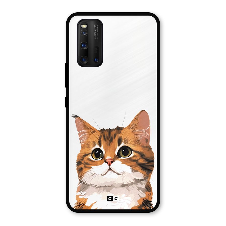 The Cute Cat Metal Back Case for iQOO 3