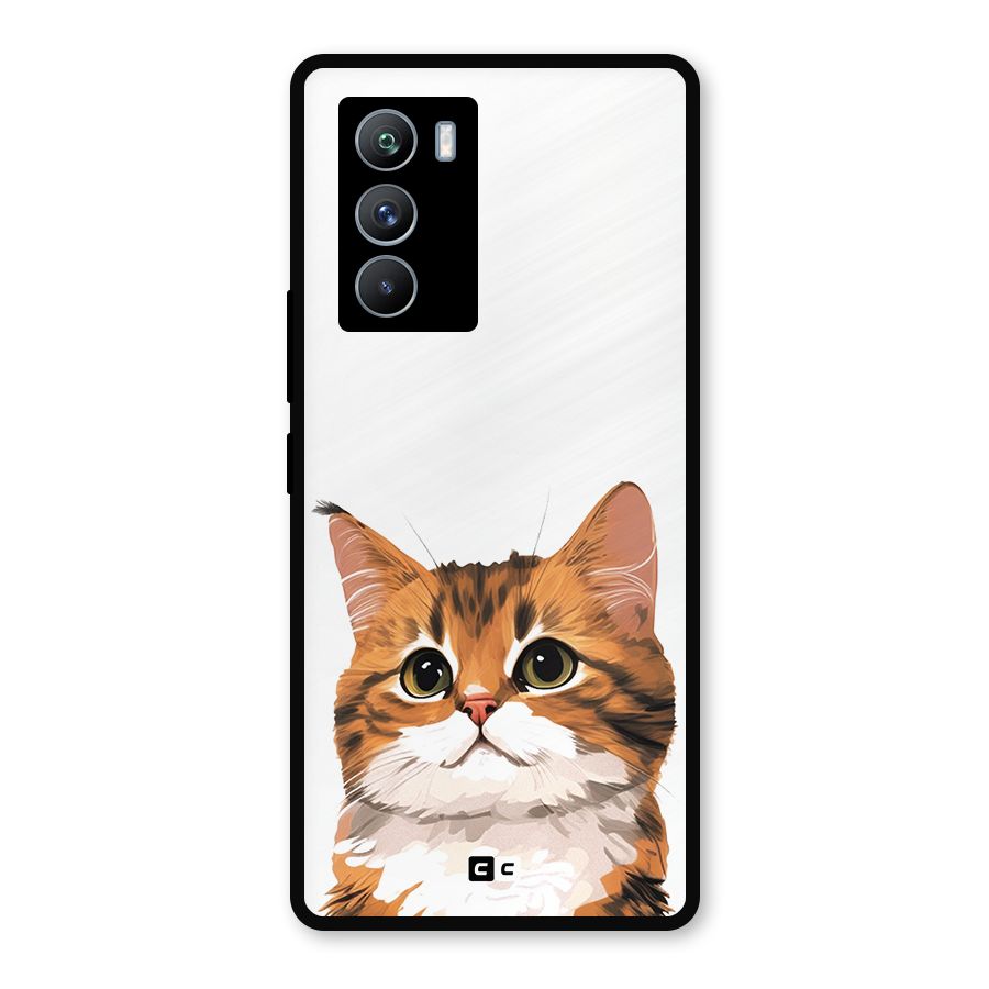 The Cute Cat Metal Back Case for iQOO 9 SE