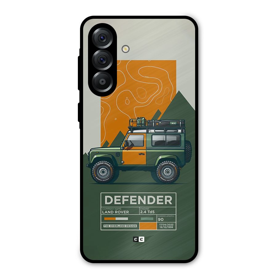 The Defence Car Metal Back Case for Galaxy A56