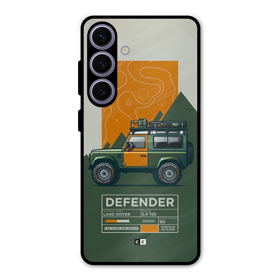 The Defence Car Metal Back Case for Galaxy S24