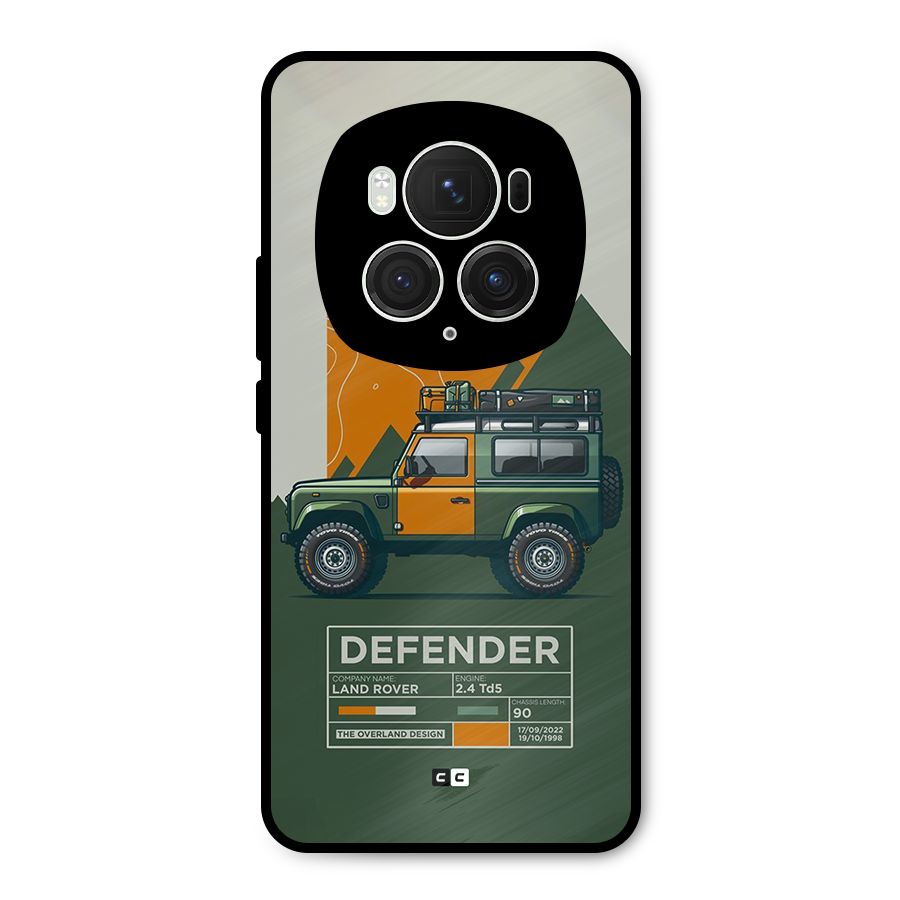 The Defence Car Metal Back Case for Honor Magic6 Pro