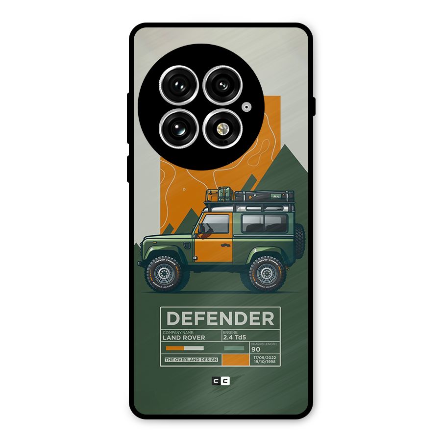 The Defence Car Metal Back Case for OnePlus 13