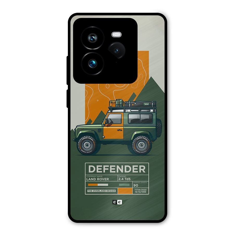 The Defence Car Metal Back Case for Realme GT 7 Pro