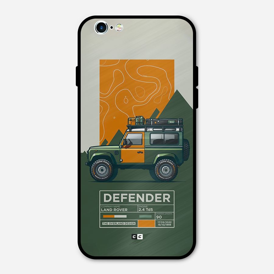 The Defence Car Metal Back Case for iPhone 6 6s
