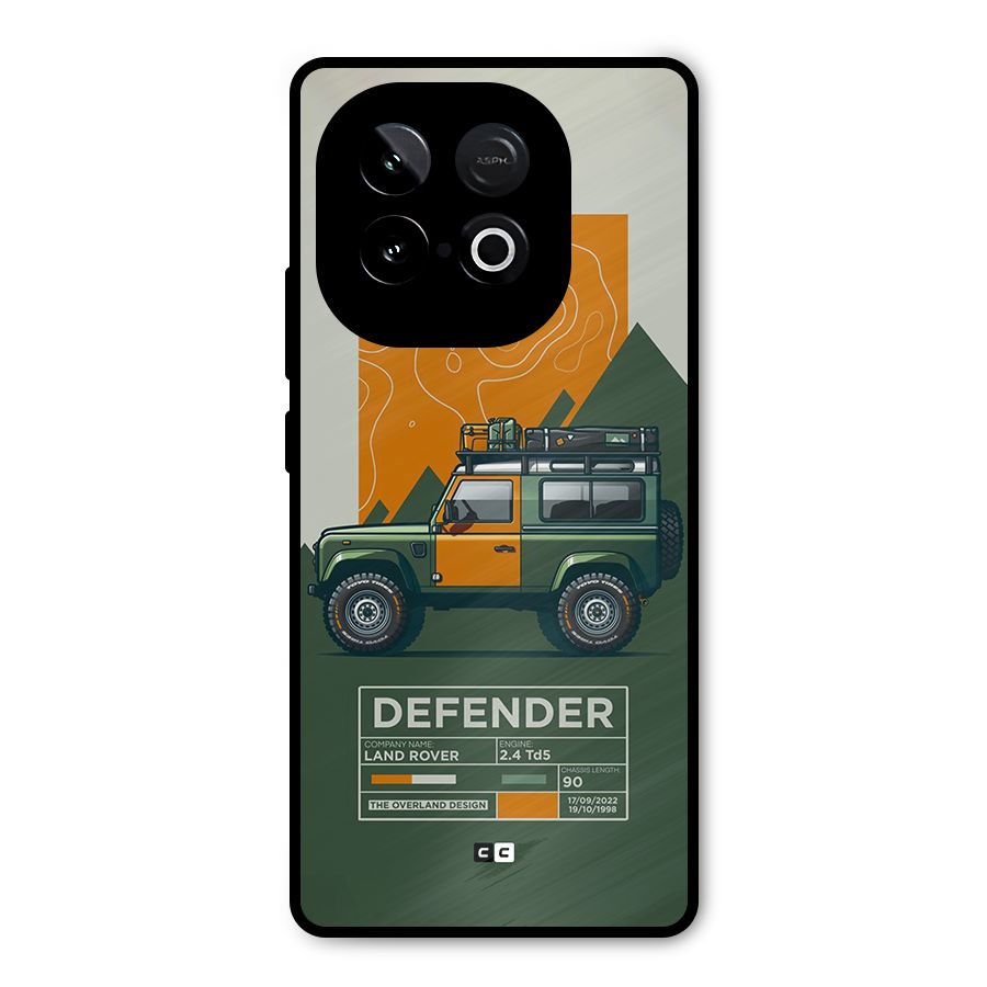 The Defence Car Metal Back Case for iQOO Neo 10