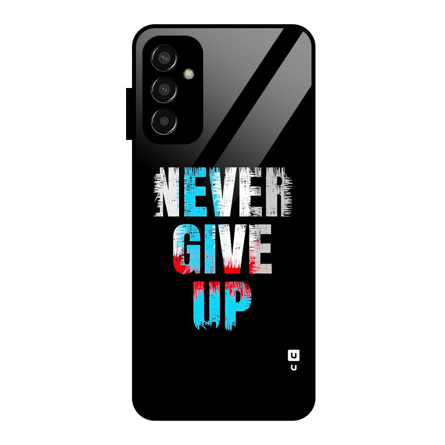 The Determined Glass Back Case for Galaxy F13