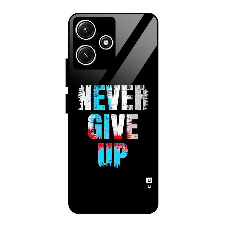 The Determined Glass Back Case for Poco M6 Pro