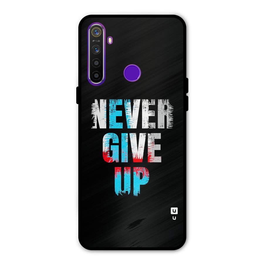 The Determined Glass Back Case for Realme 5s