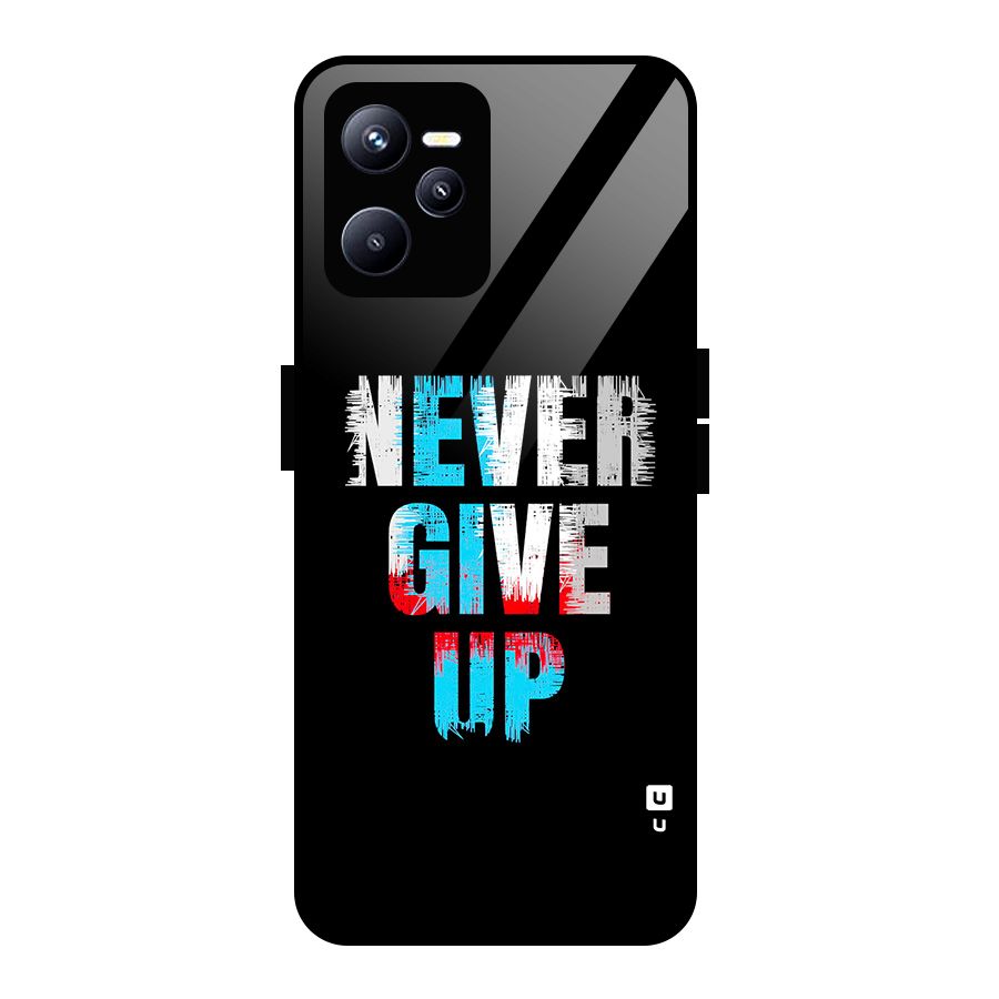 The Determined Glass Back Case for Realme C35
