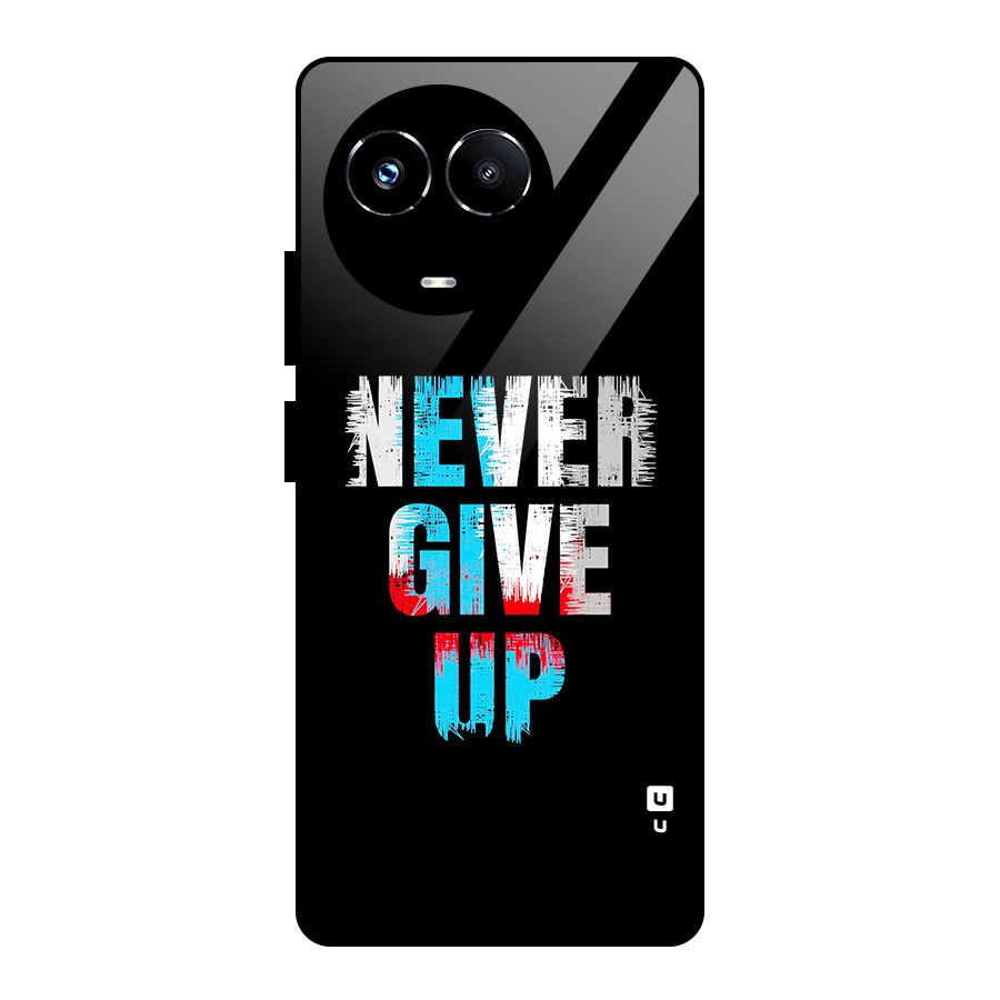 The Determined Glass Back Case for Realme Narzo 60X