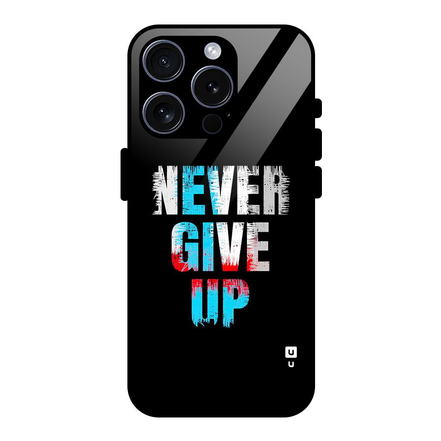 The Determined Glass Back Case for iPhone 15 Pro