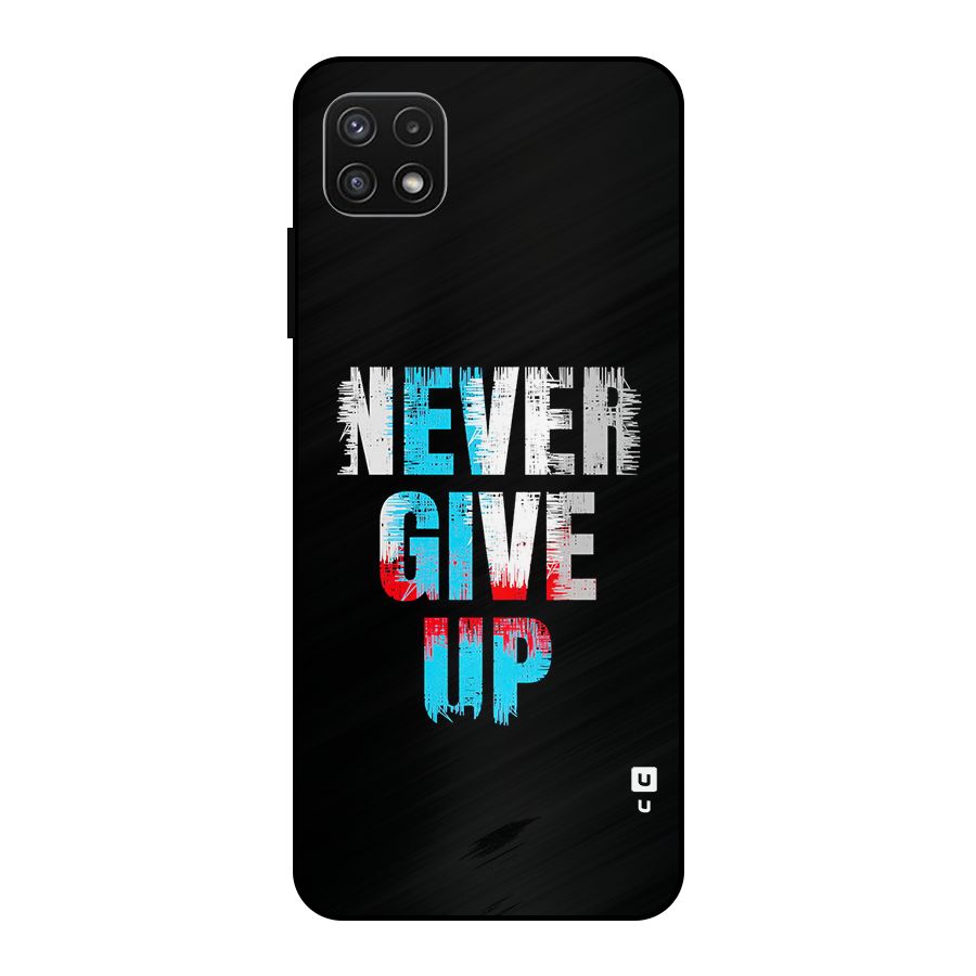 The Determined Metal Back Case for Galaxy A22 5G