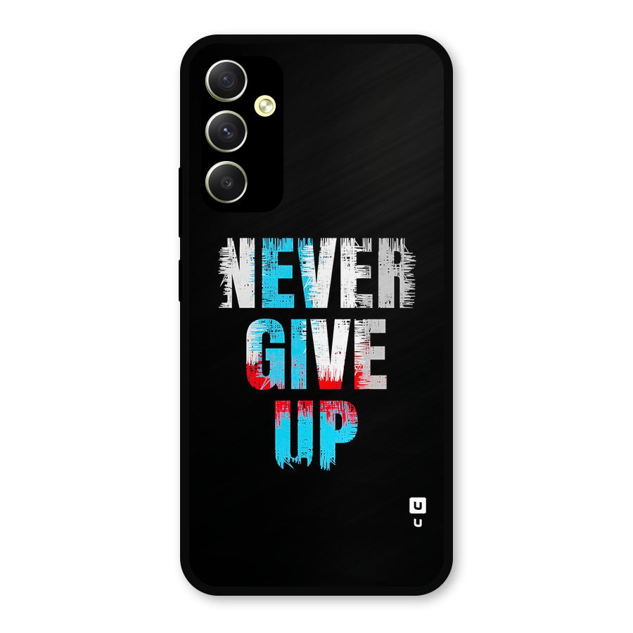 The Determined Metal Back Case for Galaxy A34