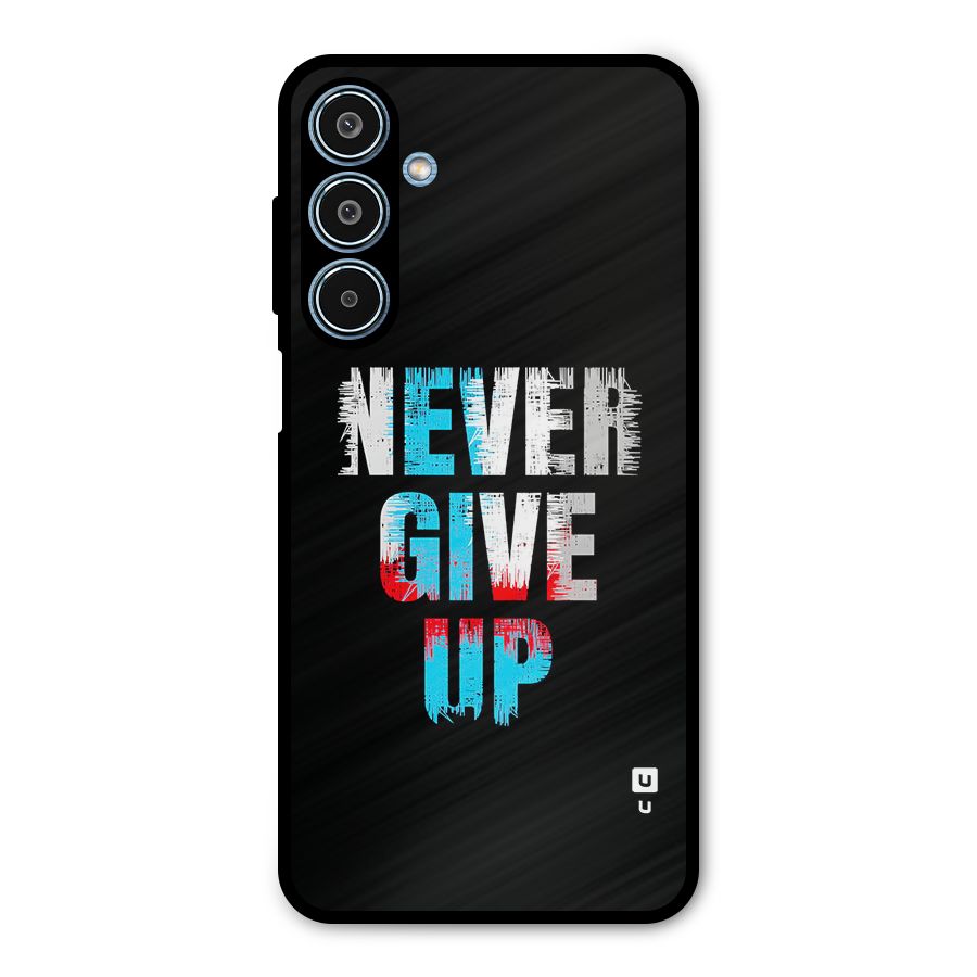 The Determined Metal Back Case for Galaxy M35