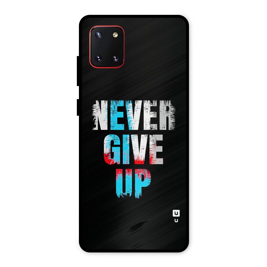 The Determined Metal Back Case for Galaxy Note 10 Lite