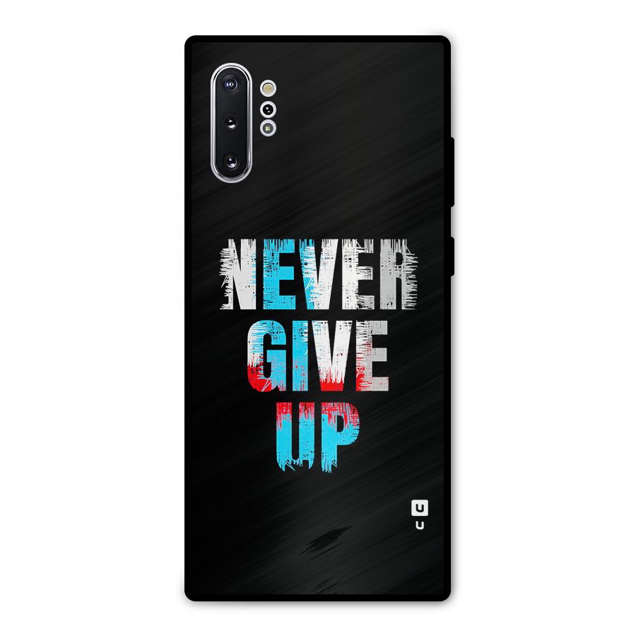 The Determined Metal Back Case for Galaxy Note 10 Plus