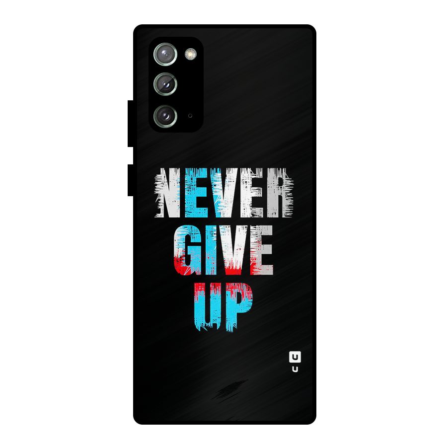 The Determined Metal Back Case for Galaxy Note 20
