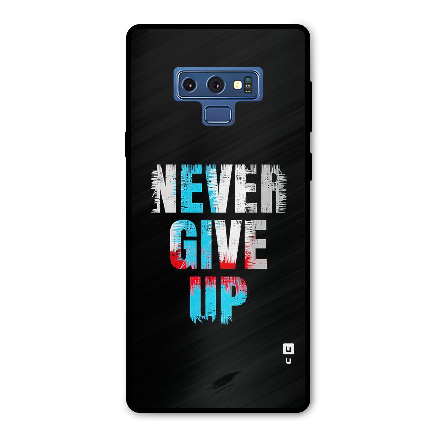 The Determined Metal Back Case for Galaxy Note 9