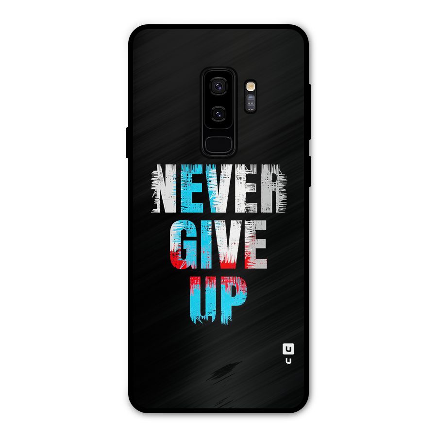 The Determined Metal Back Case for Galaxy S9 Plus