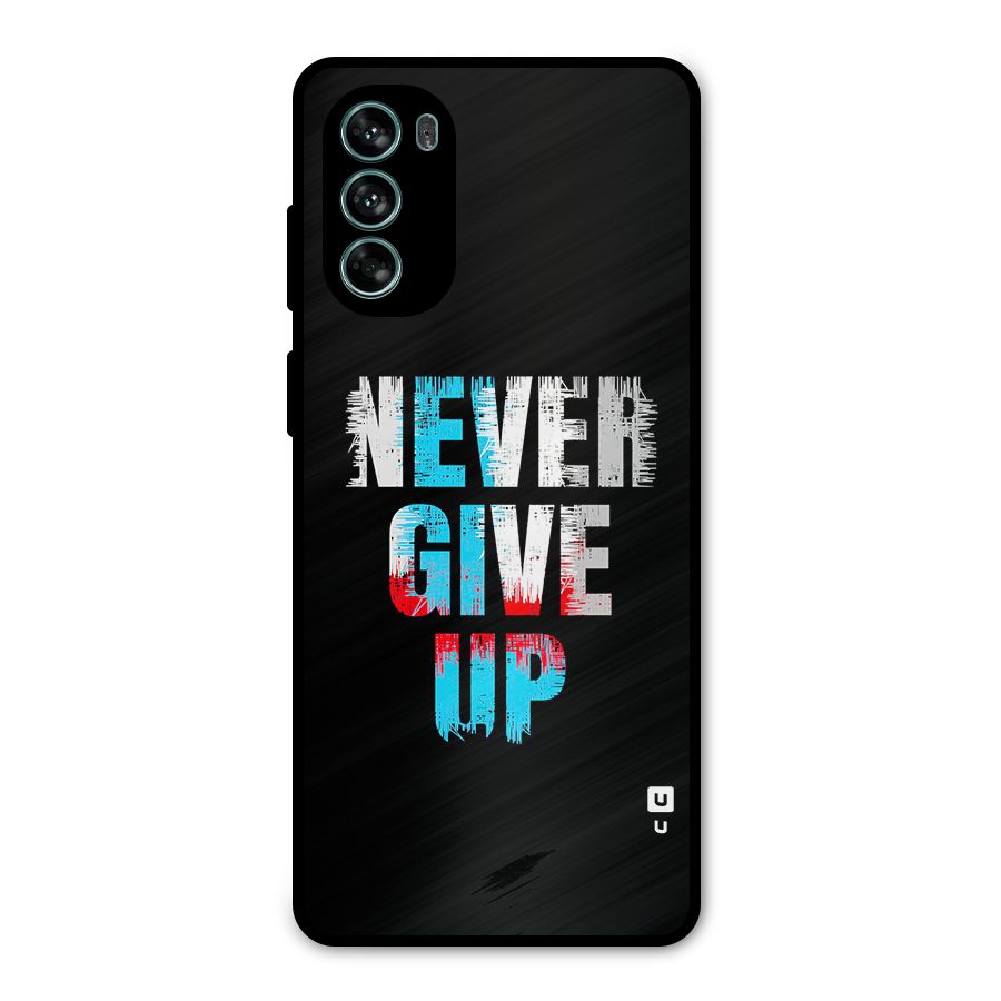 The Determined Metal Back Case for Moto G62