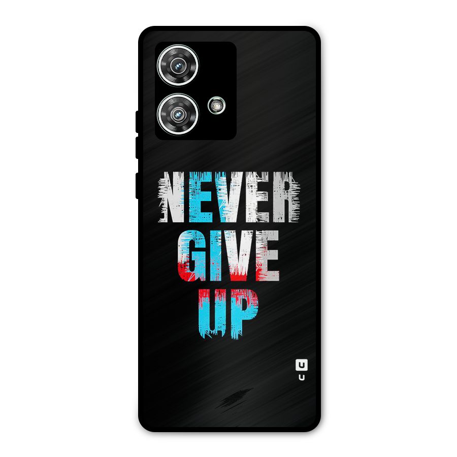 The Determined Metal Back Case for Motorola Edge 40 Neo