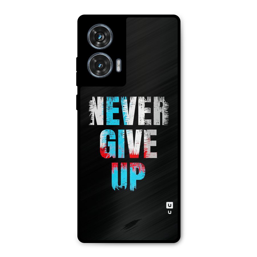 The Determined Metal Back Case for Motorola Edge 50 Fusion