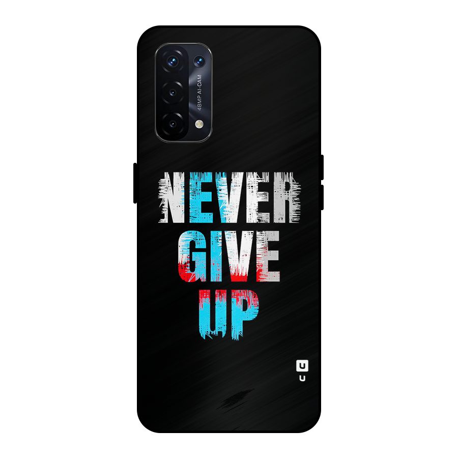 The Determined Metal Back Case for Oppo A74 5G